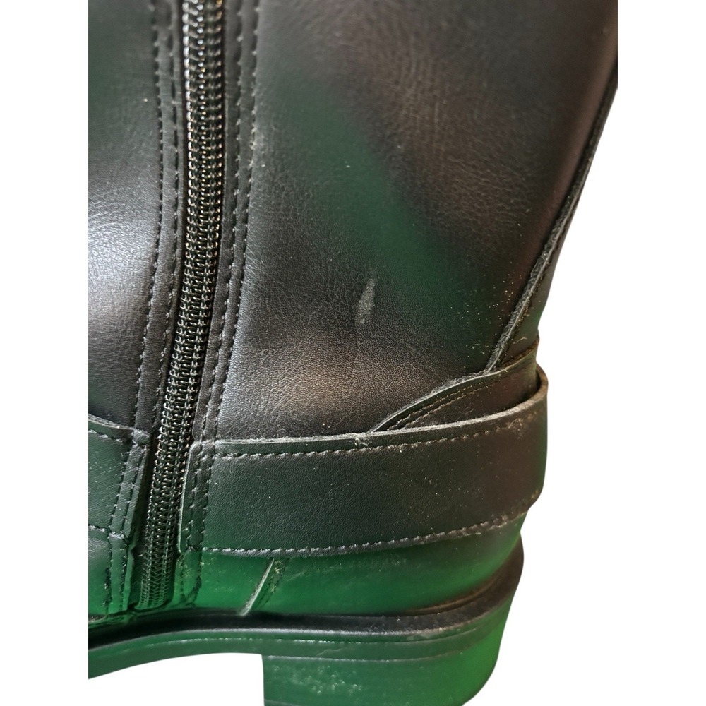 Universal Threads Boots Womens 8.5 Biker Ankle Harness Connor Memory Foam - Picture 5 of 8